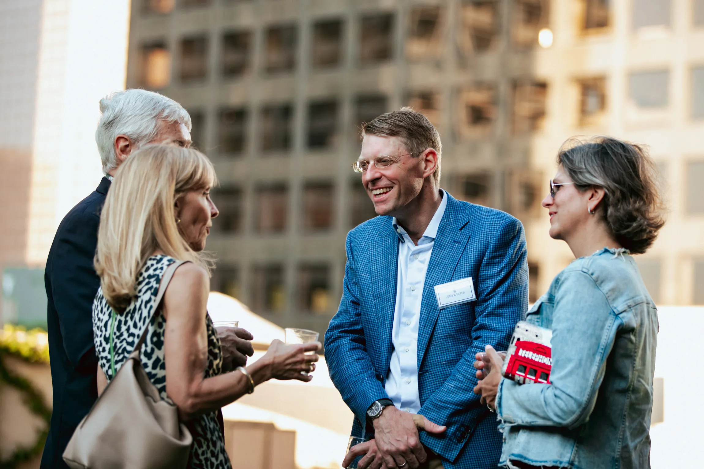 People Laughing at Gathering