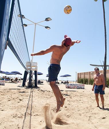 People Playing Volleyball
