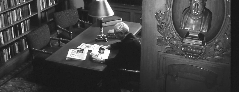 Man Reading Newspaper 1985-1994